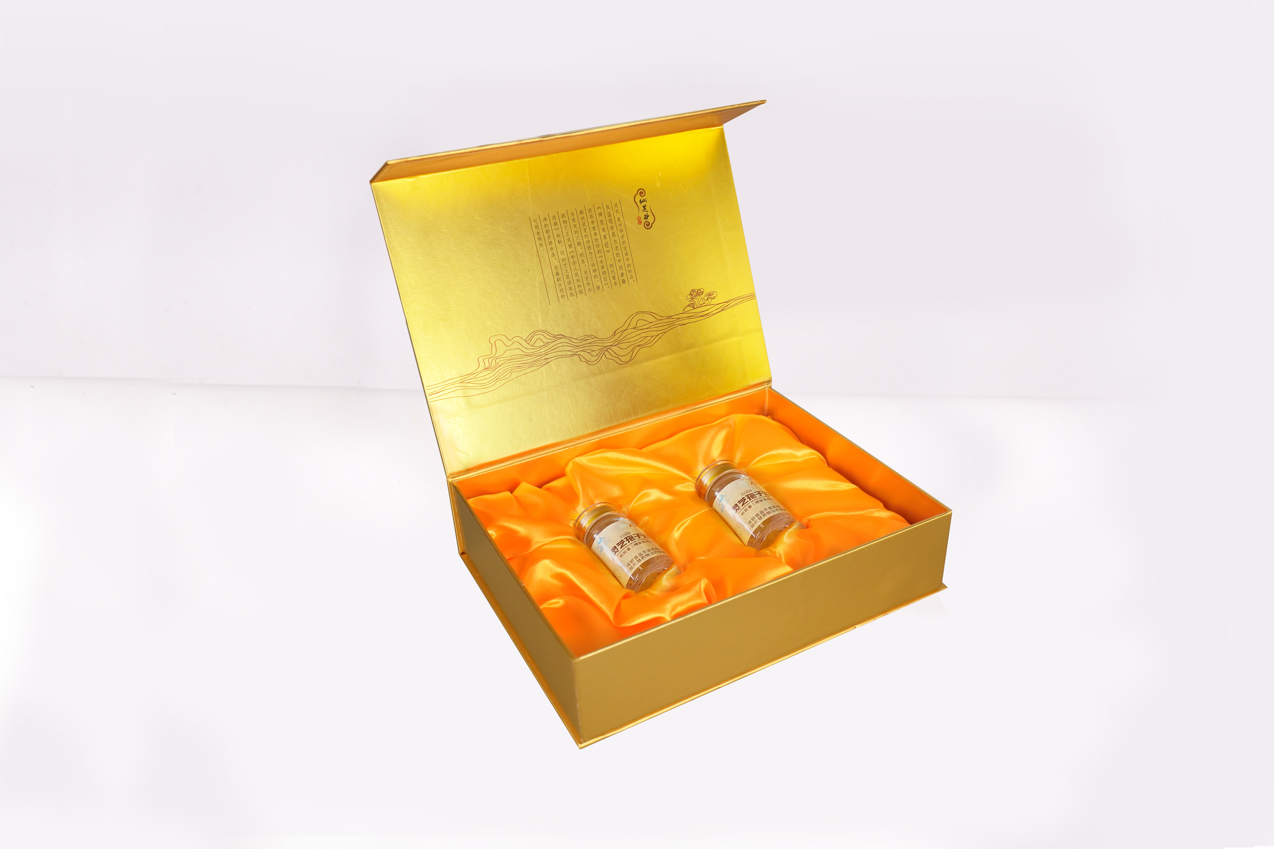 仙芝谷灵芝孢子油 0.4×60礼×2瓶/盒(图2)